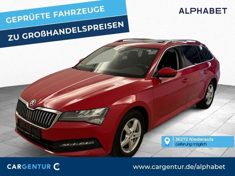 Velvet rot premium Gebraucht 2022 Skoda Superb Ambition Kombi | 24.095 € (Fairer Preis) - Bild 1/2