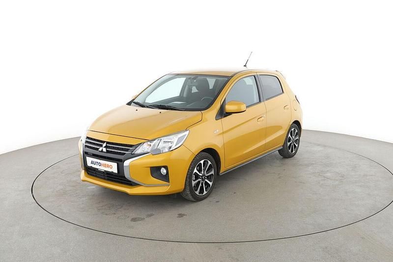 Gelb Gebraucht 2021 Mitsubishi Space Star Spirit+ Limousine | 11.390 € (Fairer Preis) - Bild 1/3