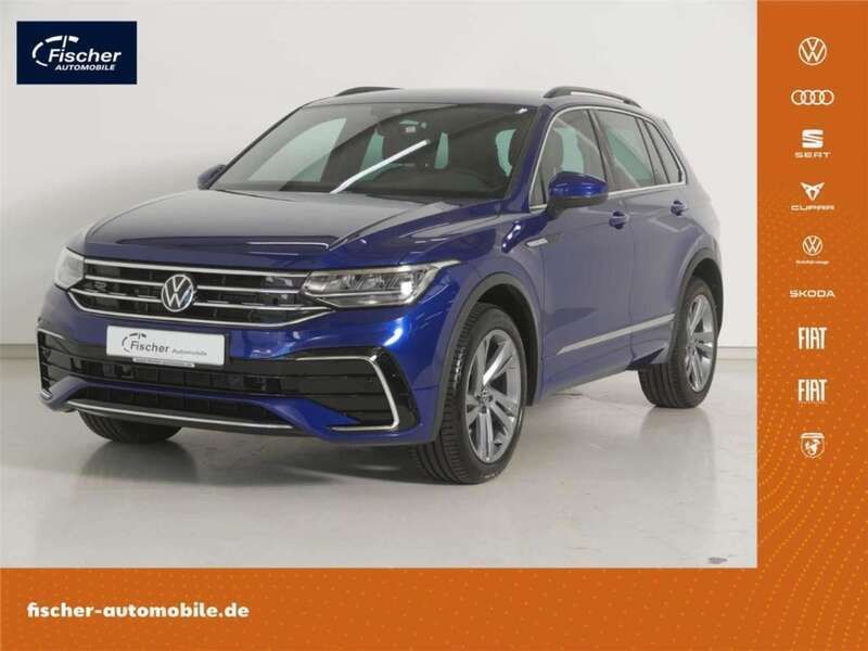 Blau Gebraucht 2023 VW Tiguan R-line SUV | 39.480 € (Fairer Preis) - Bild 1/4