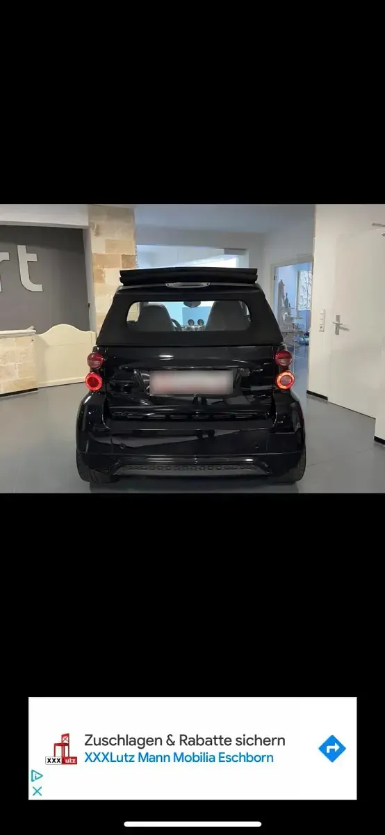 Occasion Smart ForTwo Cabrio Brabus 84 ch (61 kW) 2010 Noir Cabriolet