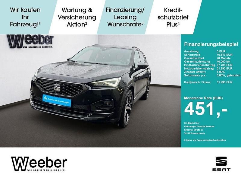 Gebraucht Seat Tarraco FR 200 PS (147 kW) 2021 Deep schwarz perleffekt (metallic) SUV
