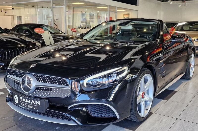 Schwarz Gebraucht 2019 Mercedes SL400 AMG Cabrio | 65.950 € (Guter Preis) - Bild 1/4