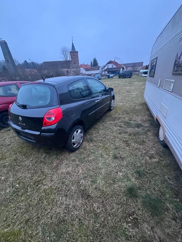 Gebraucht Renault Clio II 2008 Schwarz Kleinwagen