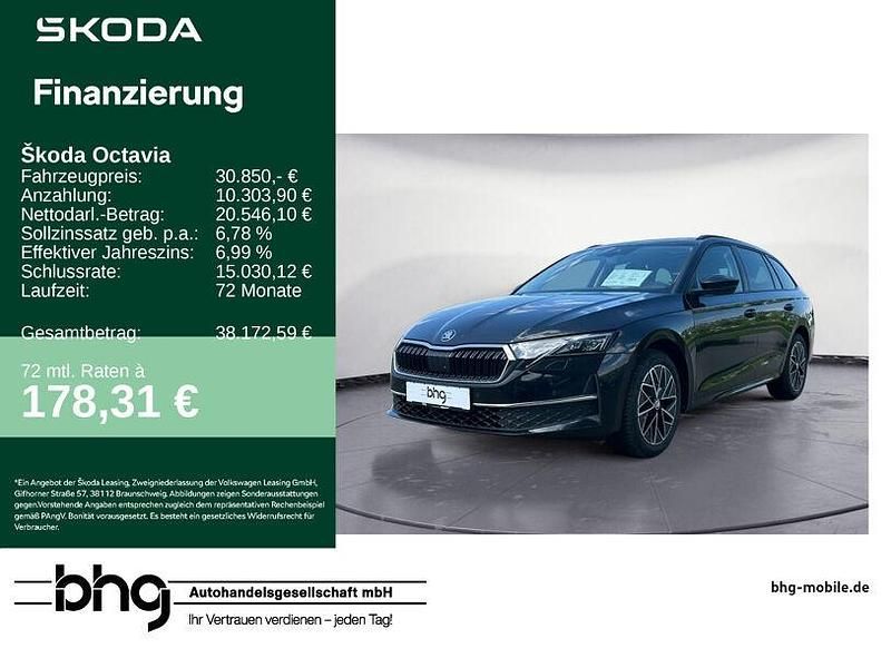 Schwarz Gebraucht 2024 Skoda Octavia Selection Kombi | 30.850 € (Guter Preis) - Bild 1/4