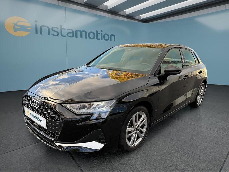 Schwarz Gebraucht 2025 Audi A3 Sportback Kleinwagen | 31.749 € (Etwas zu teuer) - Bild 1/4