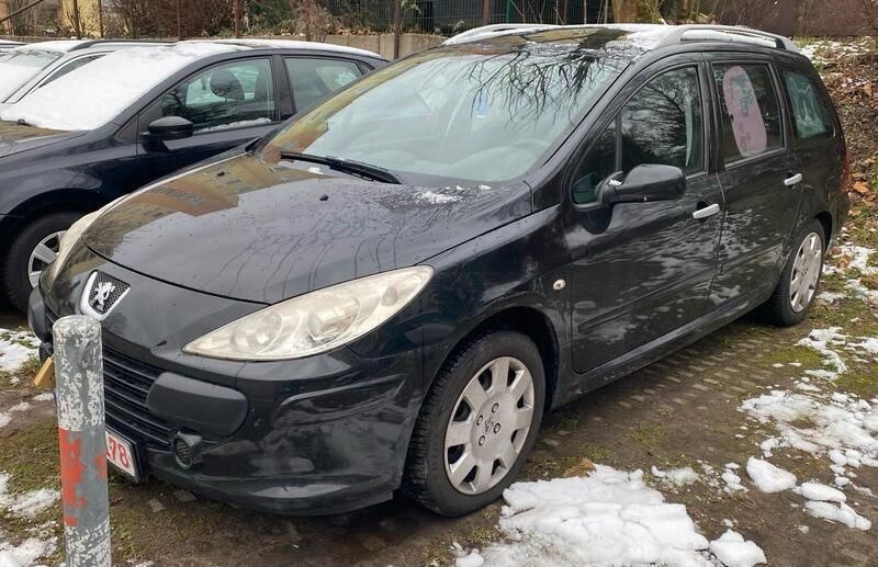 Schwarz Gebraucht 2007 Peugeot 307 Kombi | 1.399 € (Fairer Preis) - Bild 1/4