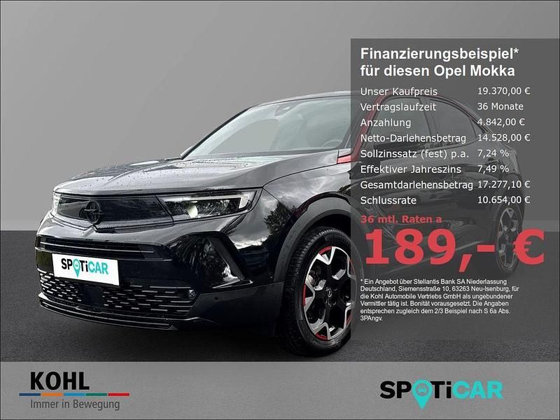 Schwarz Gebraucht 2022 Opel Mokka-e GS Line SUV | 19.370 € (Fairer Preis) - Bild 1/4