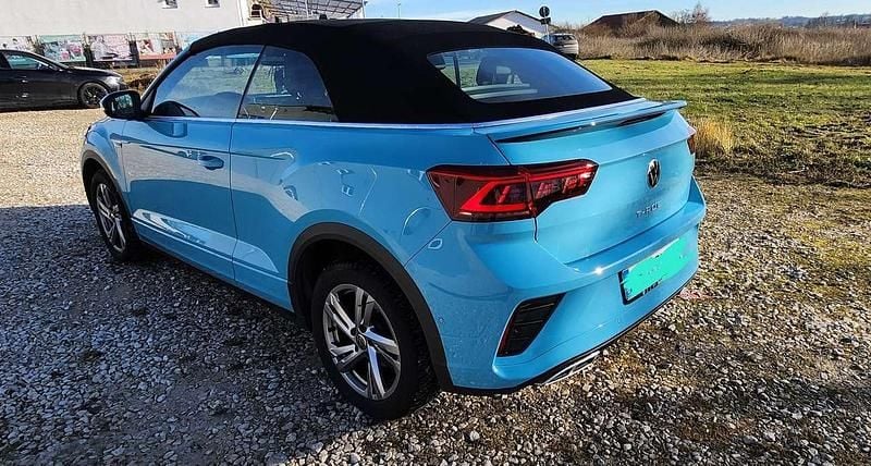 Gebraucht VW T-Roc Cabriolet R-line 150 PS (110 kW) 2024 Blau Cabrio