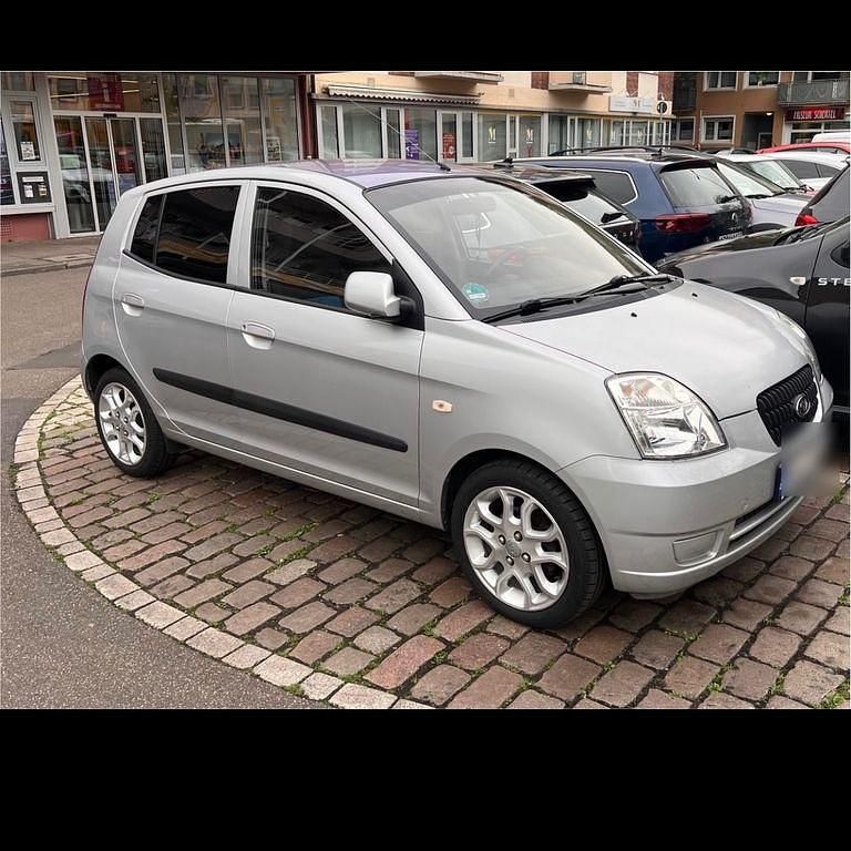Gebraucht Kia Picanto LX 65 PS (47 kW) 2005 Silber Kleinwagen