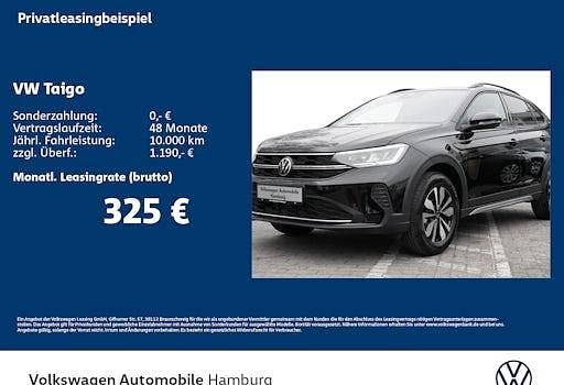 Neu VW Taigo Life 116 PS (85 kW) 2025 Schwarz SUV
