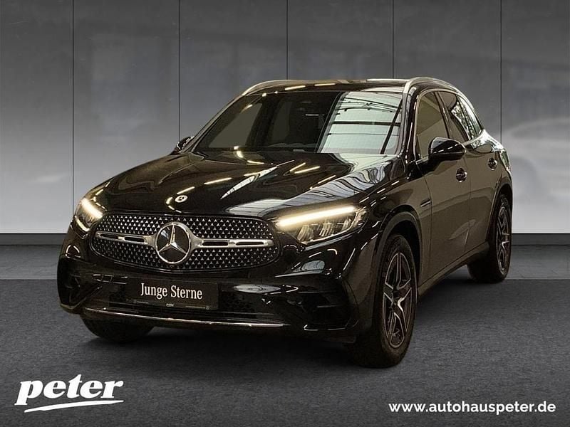 Metalliclack obsidianschwarz Gebraucht 2024 Mercedes GLC220 Advanced SUV | 54.690 € (Superpreis) - Bild 1/4