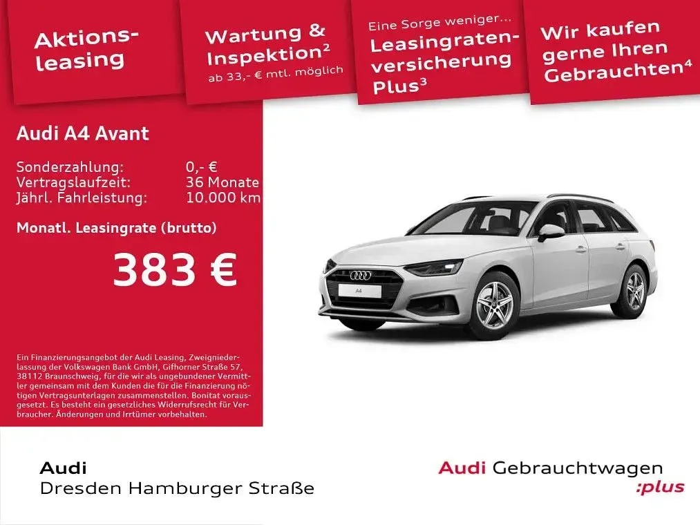 Gebraucht Audi A4 136 PS (100 kW) 2023 Ibisweiß Kombi