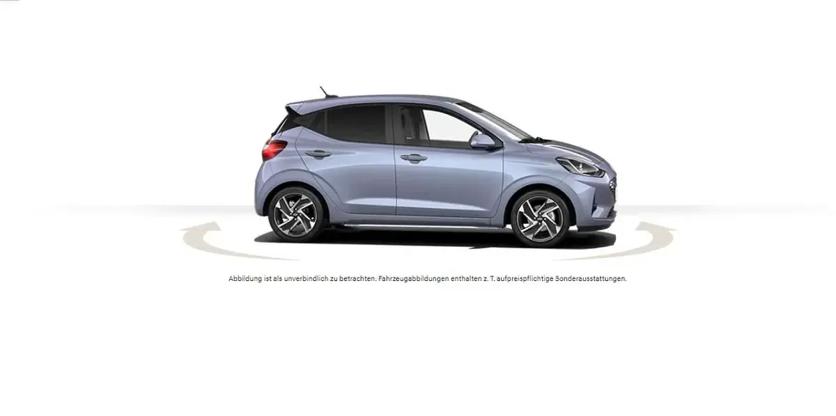 Neu Hyundai i10 Trend 67 PS (49 kW) 2025 Meta blue (mineraleffekt) Kleinwagen