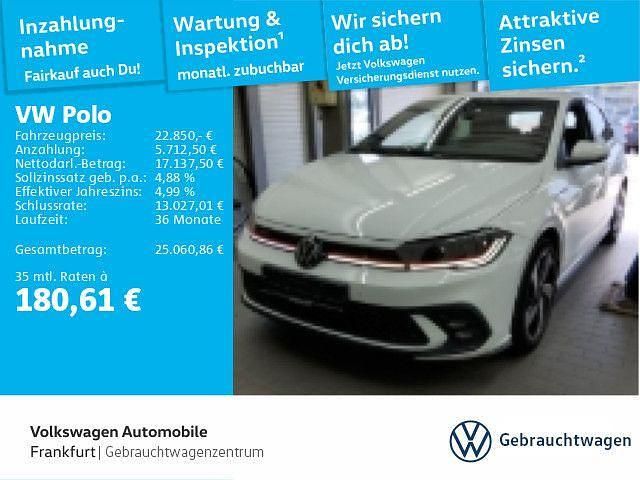 Pure white Gebraucht 2022 VW Polo GTI Limousine | 22.850 € (Guter Preis) - Bild 1/1