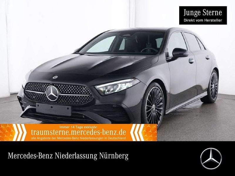 Kosmosschwarz Gebraucht 2024 Mercedes A250 AMG Limousine | 37.490 € (Fairer Preis) - Bild 1/3