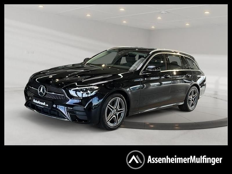 Schwarz Gebraucht 2022 Mercedes E220 AMG Limousine | 38.310 € (Fairer Preis) - Bild 1/4