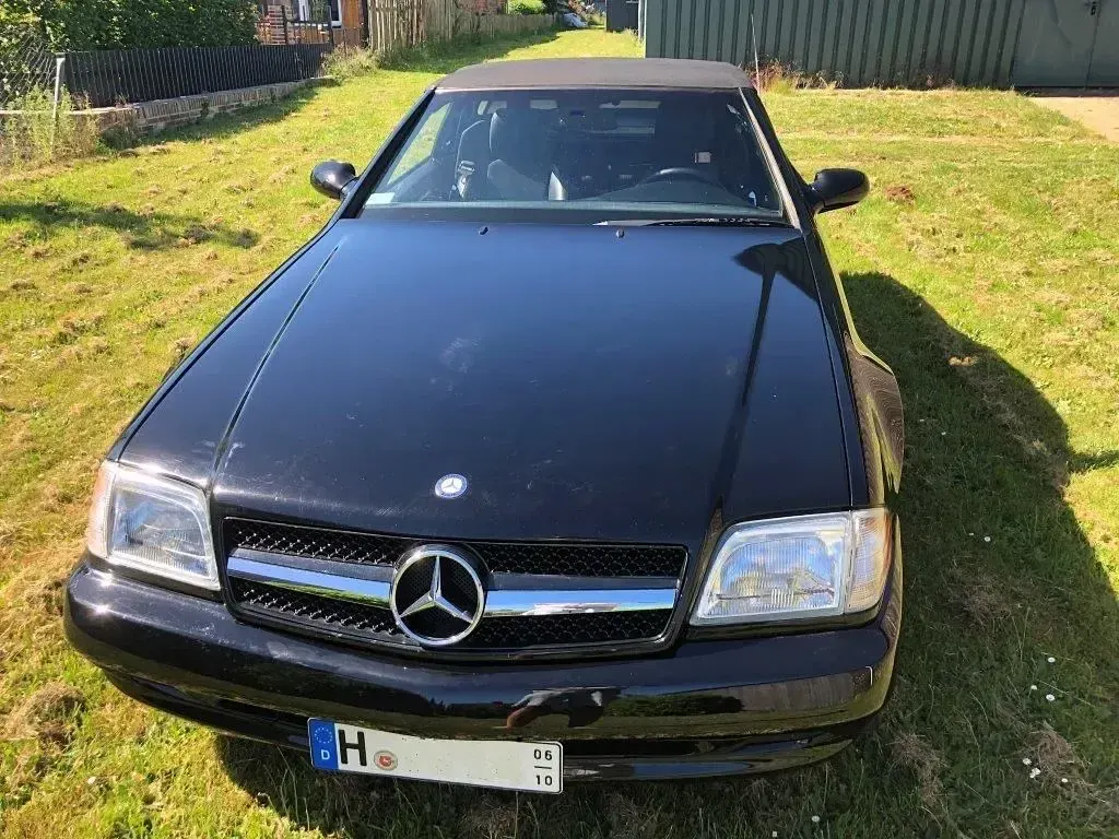 Gebraucht Mercedes SL500 AMG 306 PS (225 kW) 2000 Schwarz Cabrio