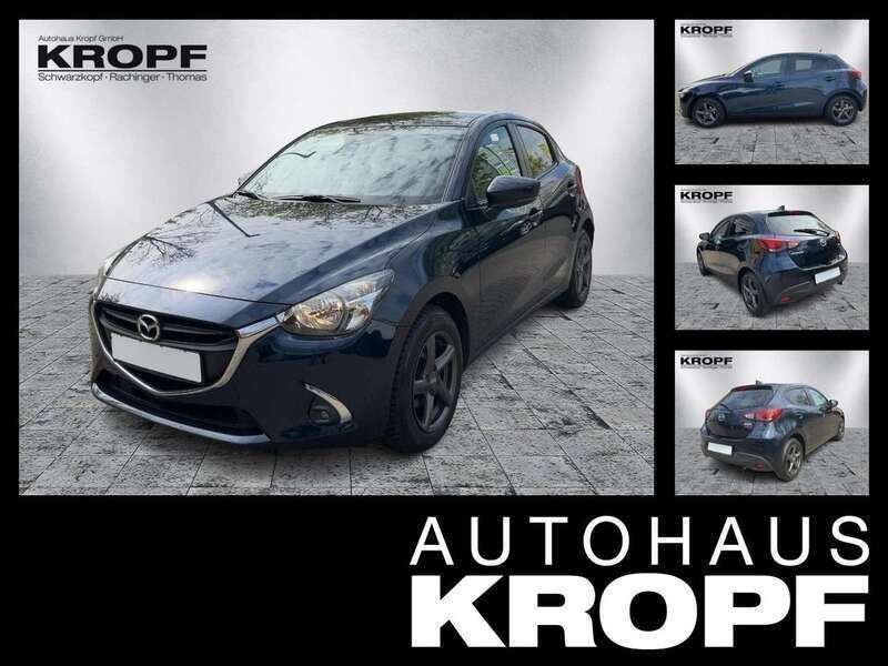 Deep crystal blue Gebraucht 2018 Mazda 2 Kizoku Limousine | 9.990 € (Guter Preis) - Bild 1/4