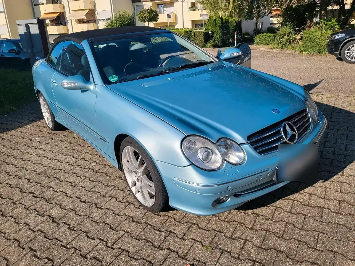 Gebraucht Mercedes CLK200 163 PS (119 kW) 2003 Blau Cabrio