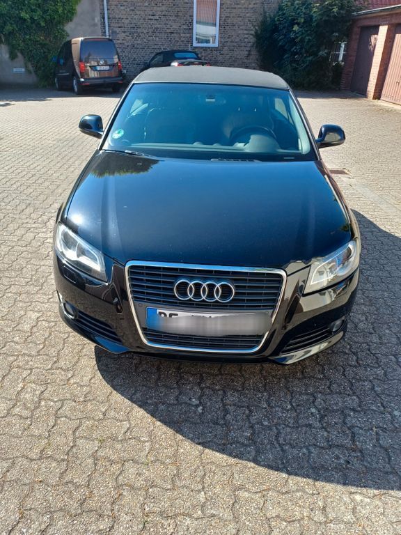 Schwarz Gebraucht 2008 Audi A3 Cabriolet S-Line Cabrio | 6.690 € (Guter Preis) - Bild 1/4
