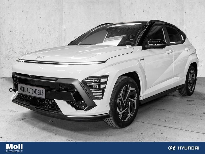 Denim blue / mic Gebraucht 2023 Hyundai Kona N Line SUV | 33.480 € (Fairer Preis) - Bild 1/4
