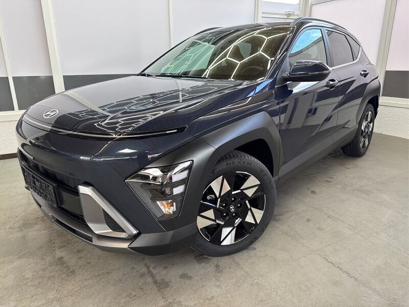 Denim blue pearl tn6 Neu 2025 Hyundai Kona Premium SUV | 31.250 € (Fairer Preis) - Bild 1/4
