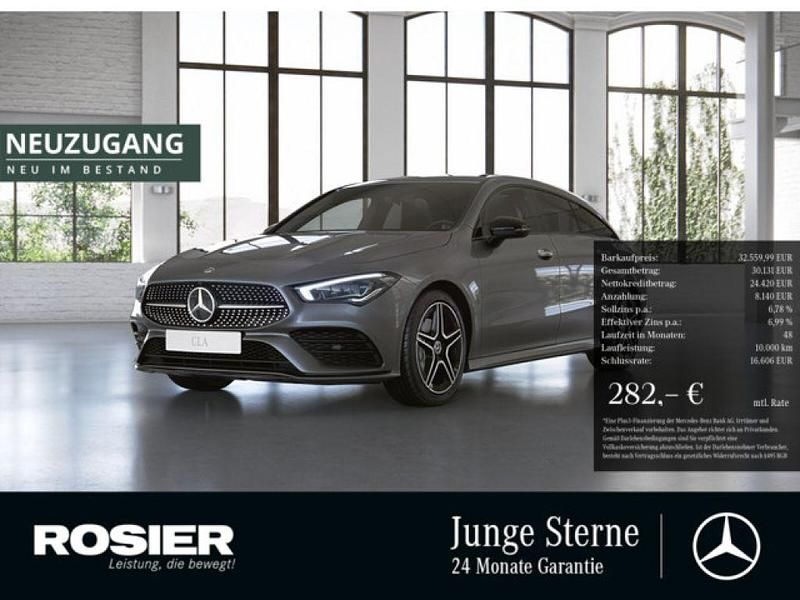 Grau / mountaingrau (metallic) Gebraucht 2022 Mercedes 220 AMG Kombi | 32.560 € (Etwas zu teuer) - Bild 1/4