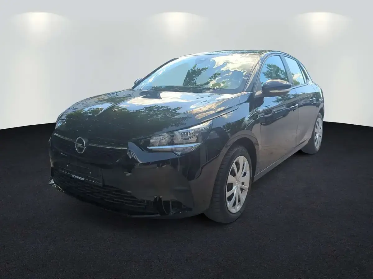 Gebraucht Opel Corsa-e Edition 100 kW (136 PS) 2023 Diamant schwarz/karbon schwarz Kleinwagen