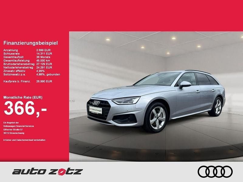 Florettsilber metallic Gebraucht 2022 Audi A4 Advanced Plus Kombi | 26.990 € (Etwas zu teuer) - Bild 1/4