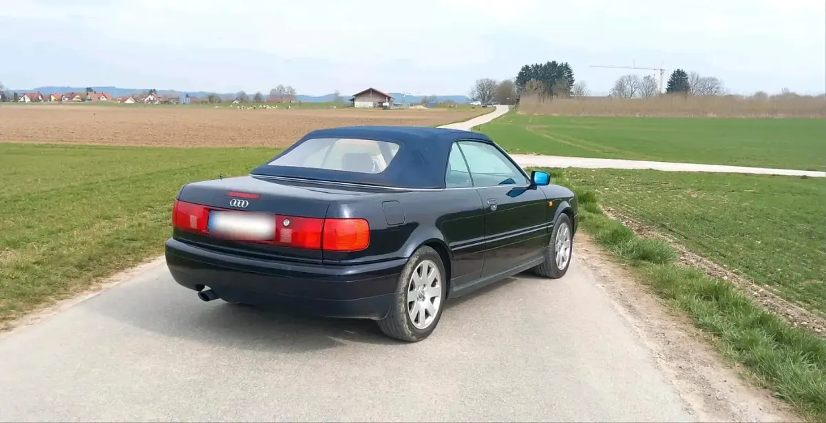 Occasion Audi 80 125 ch (91 kW) 1999 Bleue Cabriolet