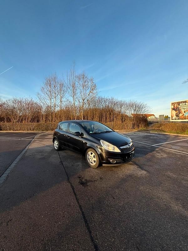 Gebraucht Opel Corsa 60 PS (44 kW) 2007 Schwarz Kleinwagen