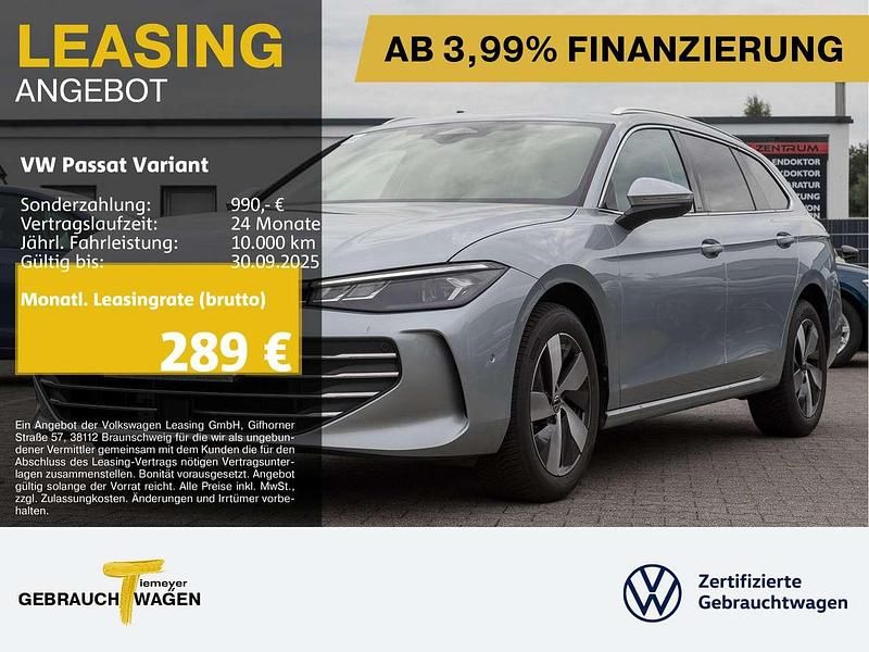 Silber Gebraucht 2024 VW Passat Business Kombi | 33.190 € (Guter Preis) - Bild 1/4