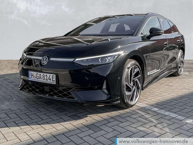 Grenadillschwarz metallic Gebraucht 2025 VW ID.7 GTX Limousine | 64.990 € - Bild 1/4