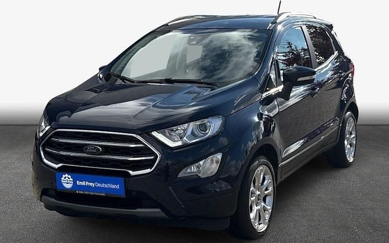 Blau Gebraucht 2021 Ford Ecosport Titanium SUV | 14.948 € (Guter Preis) - Bild 1/4