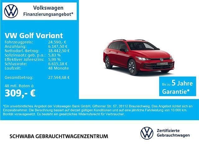 Kings red metallic Gebraucht 2025 VW Golf VIII Goal Kombi | 24.590 € (Guter Preis) - Bild 1/3