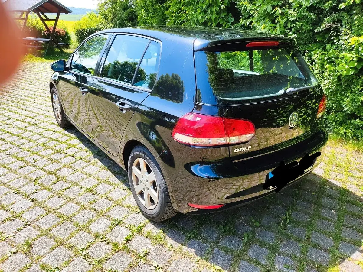 Gebraucht VW Golf VI Trendline 80 PS (58 kW) 2009 Schwarz Kleinwagen