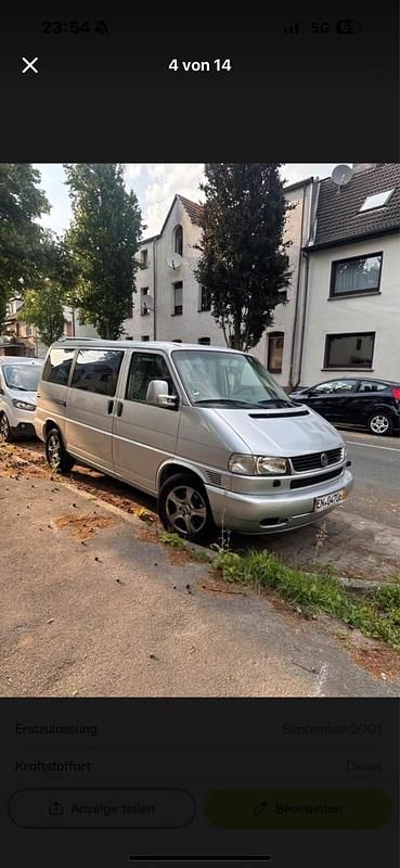 Gebraucht VW Caravelle 151 PS (111 kW) 2001 Silber Van / Kleinbus