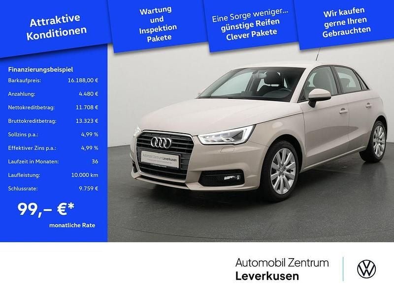 Beige Gebraucht 2018 Audi A1 Sportback Sport Kleinwagen | 16.180 € (Etwas zu teuer) - Bild 1/4