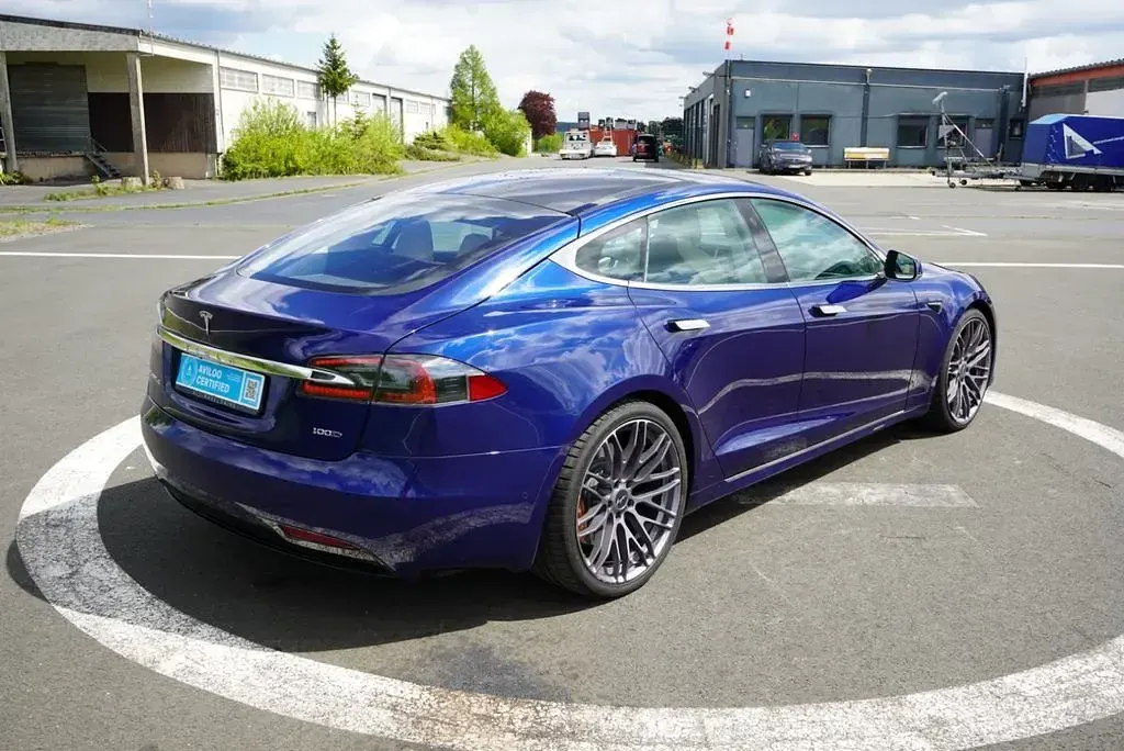 Occasion Tesla Model S 311 kW (423 ch) 2017 Bleue Citadine