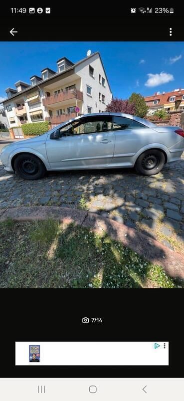 Grau Gebraucht 2006 Opel Astra Cabriolet Cabrio | 1.300 € - Bild 1/4