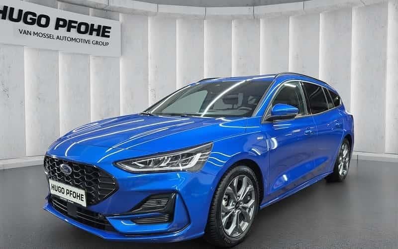 Blau Gebraucht 2024 Ford Focus ST-Line X Kombi | 28.700 € (Fairer Preis) - Bild 1/4
