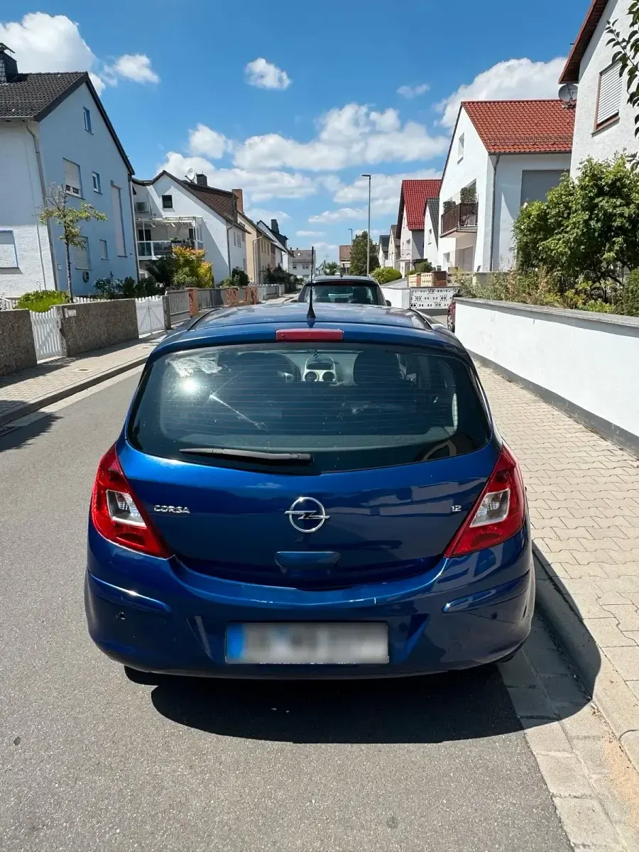 Gebraucht Opel Corsa 80 PS (58 kW) 2007 Blau Kleinwagen