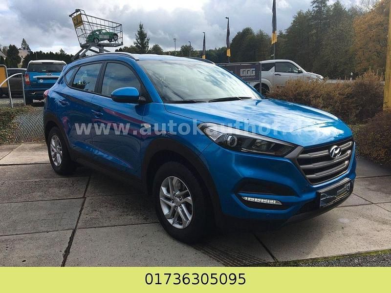 Blau Gebraucht 2017 Hyundai Tucson Classic SUV | 15.990 € (Fairer Preis) - Bild 1/4