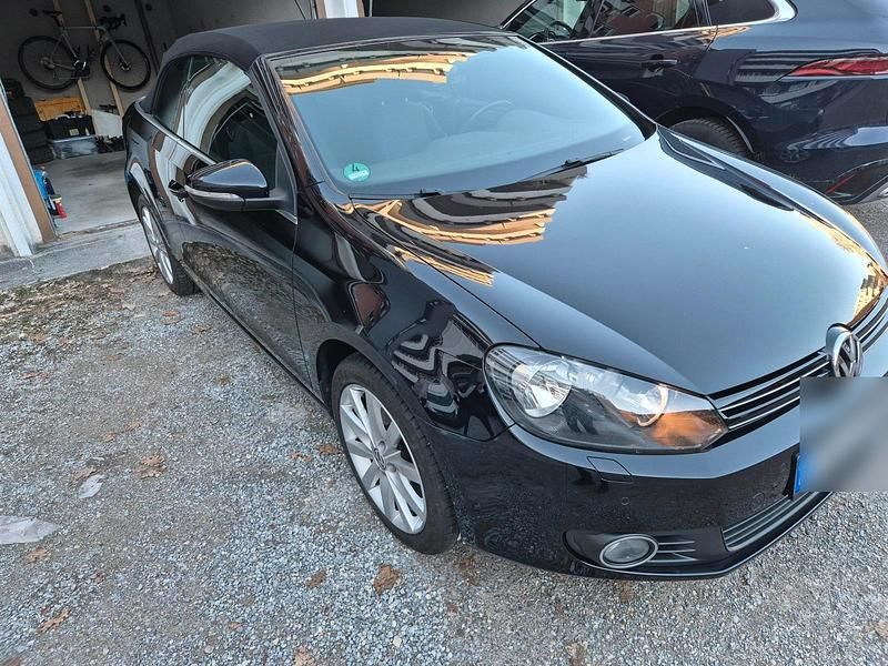 Gebraucht VW Golf Cabriolet 105 PS (77 kW) 2012 Schwarz Cabrio