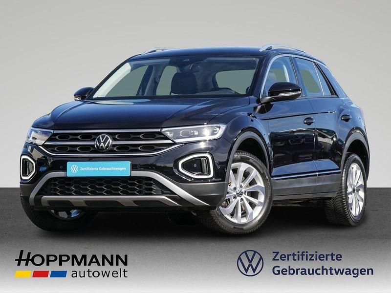 Schwarz Gebraucht 2022 VW T-Roc Style SUV | 27.490 € (Fairer Preis) - Bild 1/4