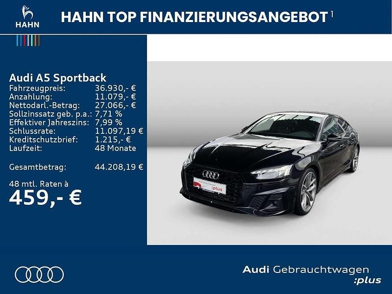 Gebraucht Audi A5 S-Line 204 PS (150 kW) 2023 Mythosschwarz metallic Coupé