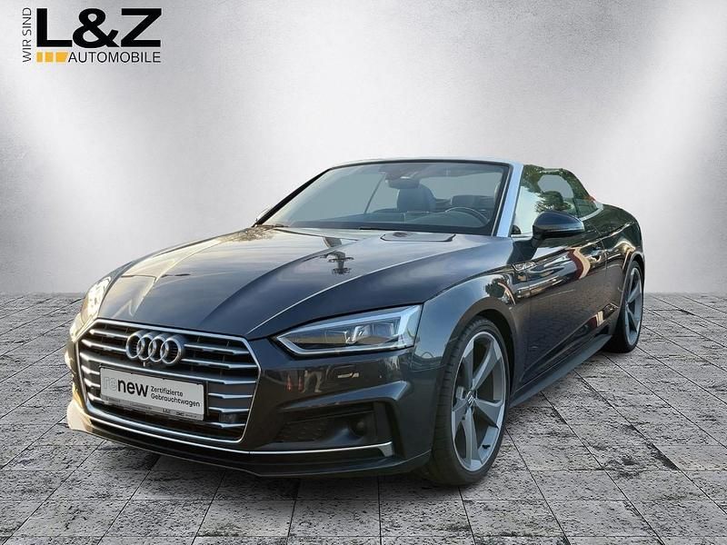 Manhattangrau metallic, verdeck grau (metallic) Gebraucht 2020 Audi A5 Cabriolet Sport Cabrio | 35.980 € (Fairer Preis) - Bild 1/4
