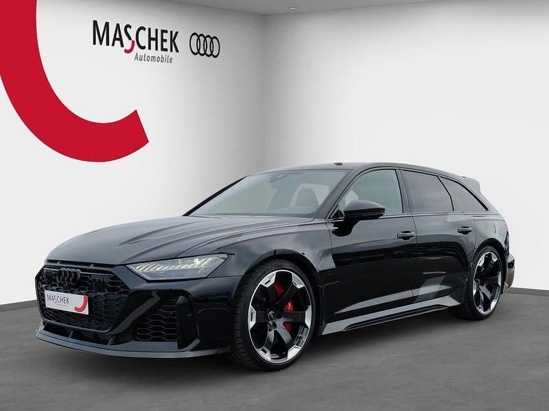 Mythosschwarz metallic Gebraucht 2024 Audi RS6 Advanced Kombi | 199.888 € - Bild 1/4