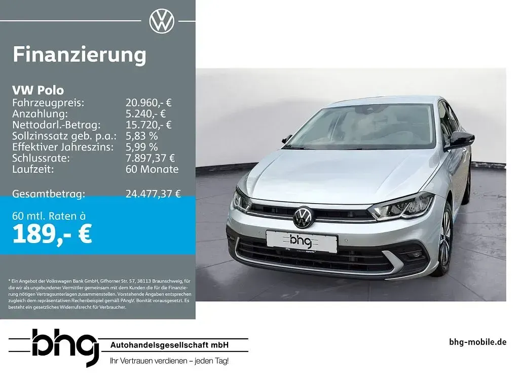Gebraucht VW Polo Life 116 PS (85 kW) 2025 Kleinwagen