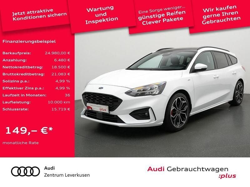 Weiss Gebraucht 2022 Ford Focus ST-Line X Kombi | 24.980 € (Fairer Preis) - Bild 1/4